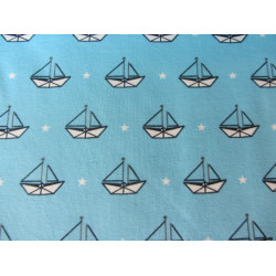 REST 20xm Jersey Maritim - Schiffchen hellblau